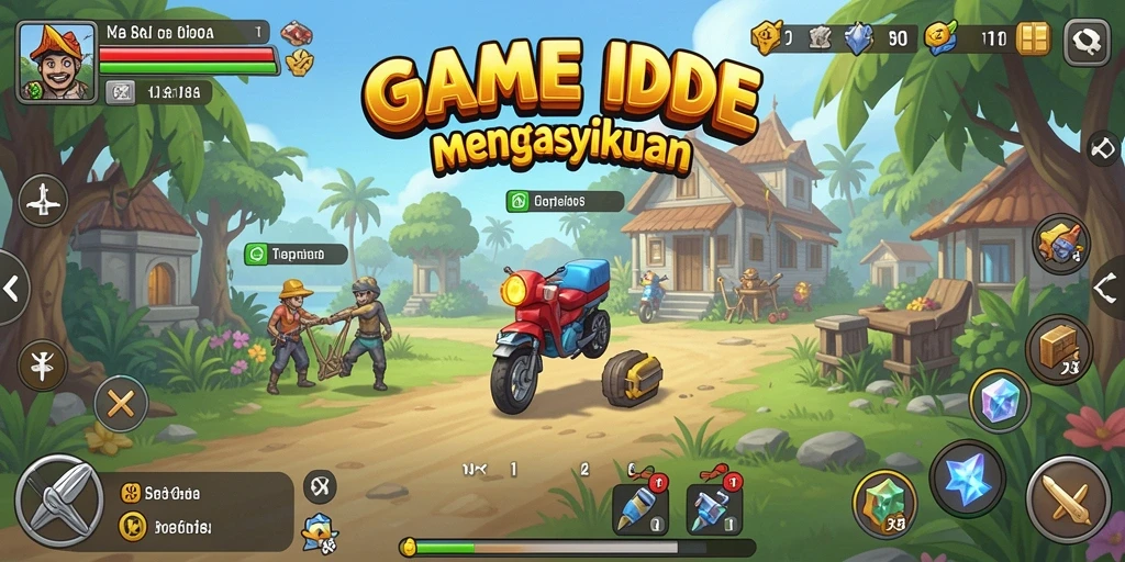Tampilan gameplay <strong>898A</strong> yang menarik dan penuh warna saat pemain mengelola sumber dayanya.