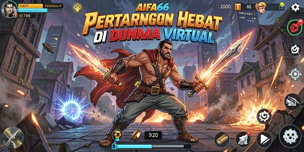 Gameplay AIFA66 yang seru dan menantang dalam pertarungan Fighting.