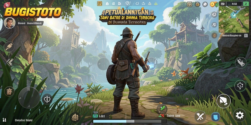 Tampilan gameplay yang mendebarkan di dunia terbuka BUGISTOTO.