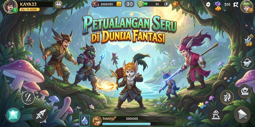 Screenshot gameplay KAYA33 yang menampilkan petualangan mendebarkan.
