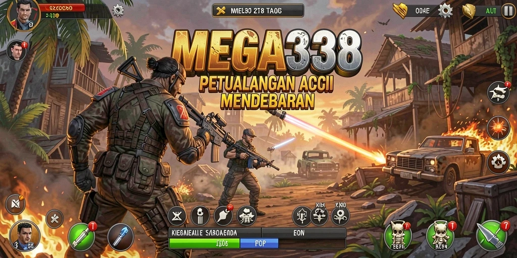 Tampilan gameplay mendebarkan di MEGA338 dengan aksi cepat.