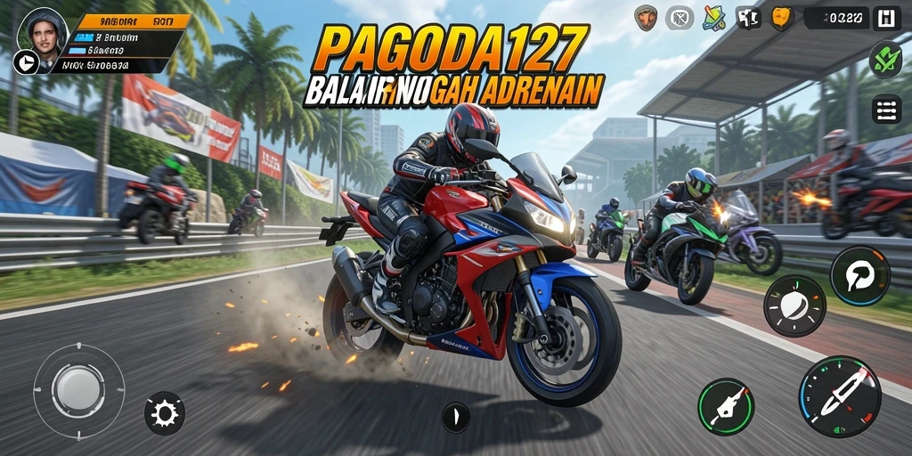Gameplay menegangkan dengan balapan motor yang seru dan grafis memukau.