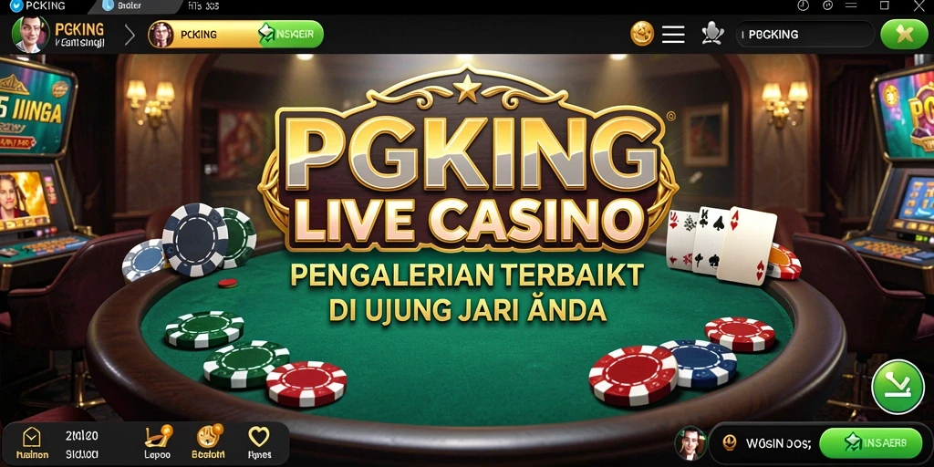 Tampilan gameplay Live Casino yang mengasyikkan dan interaktif.