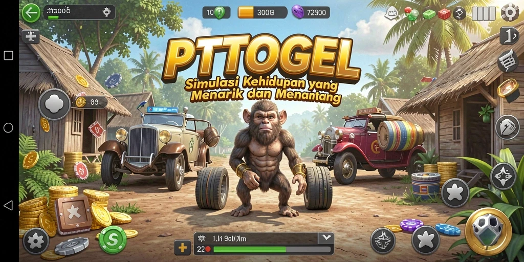 Screenshot utama PTTOGEL menampilkan gameplay menawan dan interaksi yang seru.