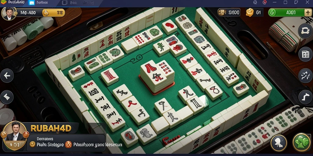 Gameplay RUBAH4D menunjukkan strategi dan keseruan permainan Mahjong.