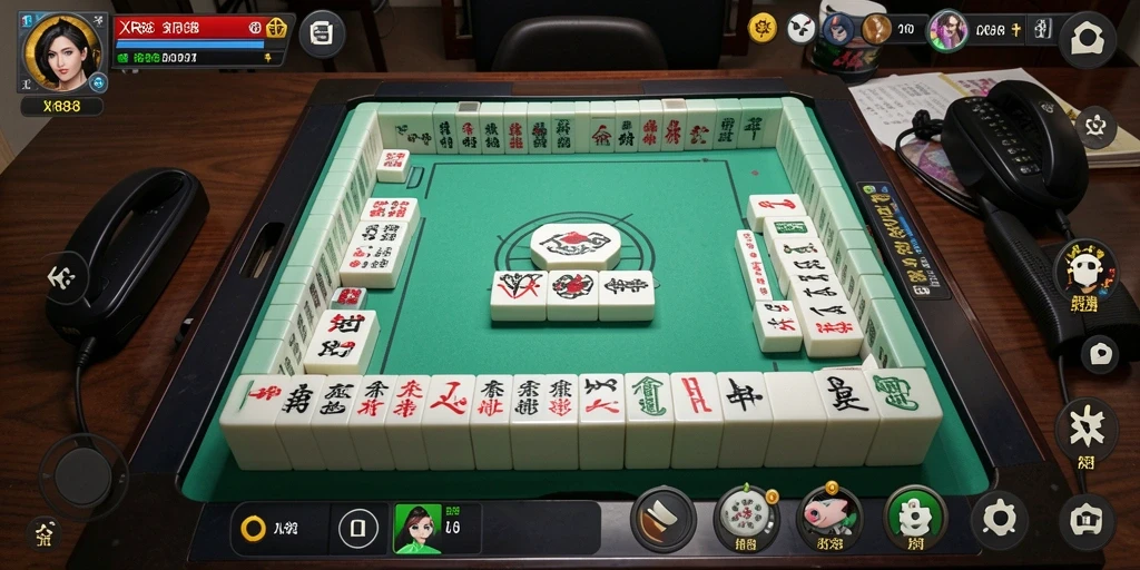 Tampilan gameplay Mahjong yang seru dan menantang dalam XR88.