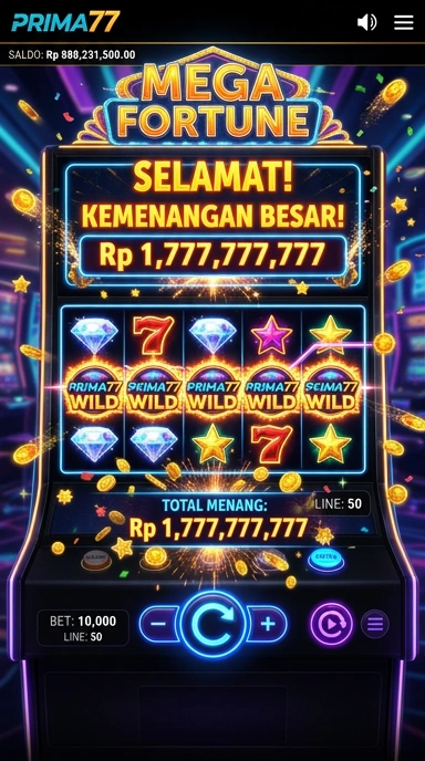 Tampilan antarmuka pengguna prima77 yang sederhana dan intuitif.